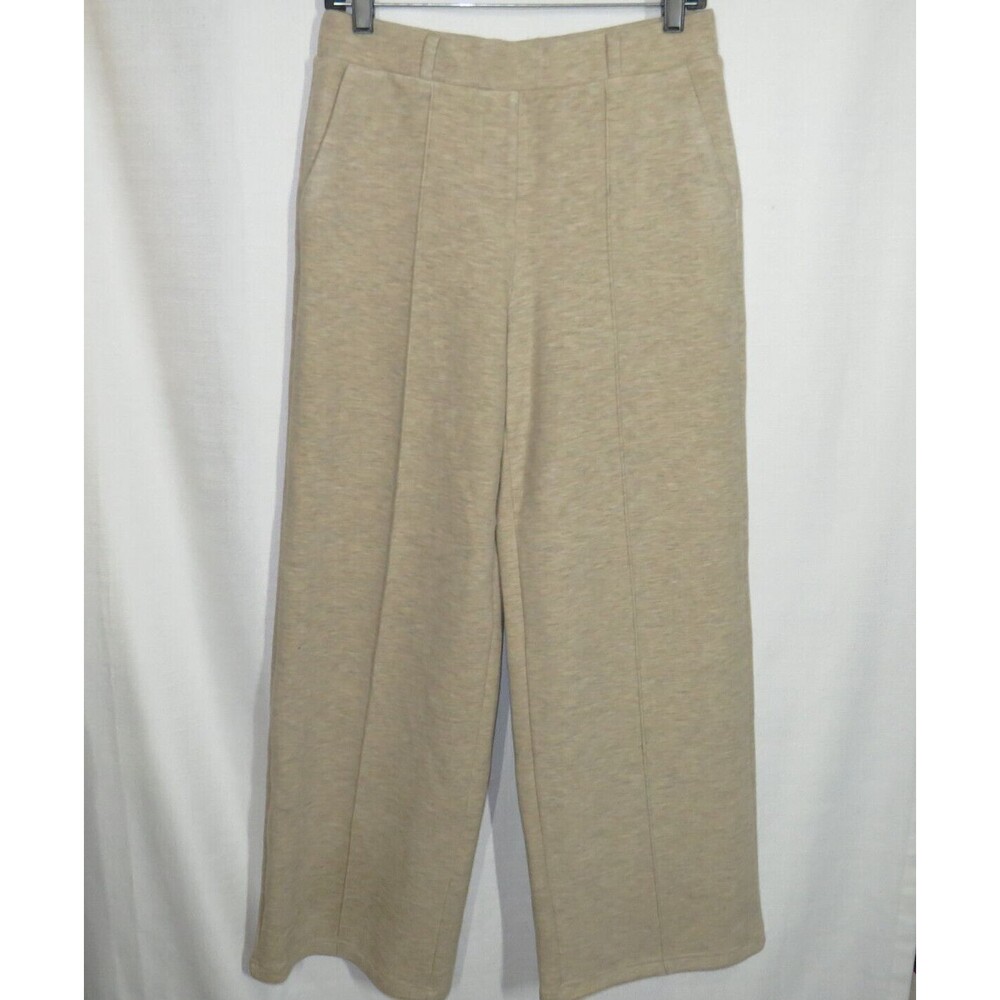 OGL FuzzLuxe Cozy Wool Blend High Waist Straight Leg Pull On Pants Size XL - Picture 3 of 10